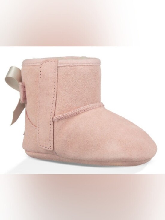 UGG Other - UGG® Baby Girls' Jesse Bow II Booties Size Small 2/3 NIB MSRP $75